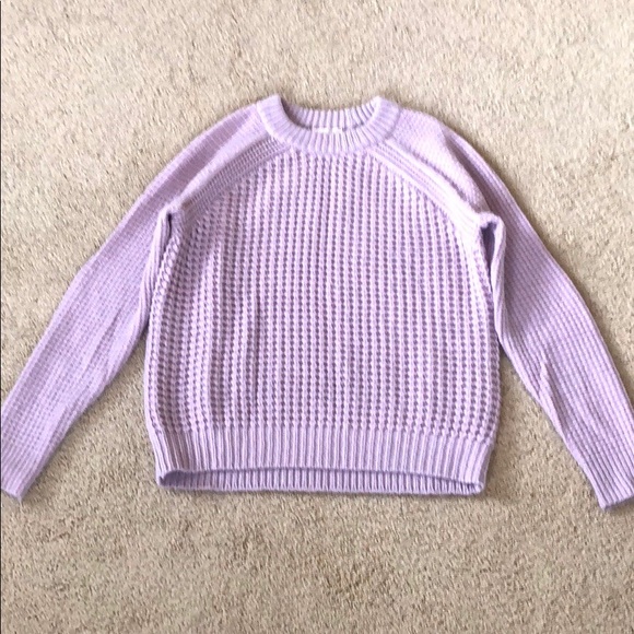 Rebecca Taylor light purple chunky sweater - Picture 5 of 8